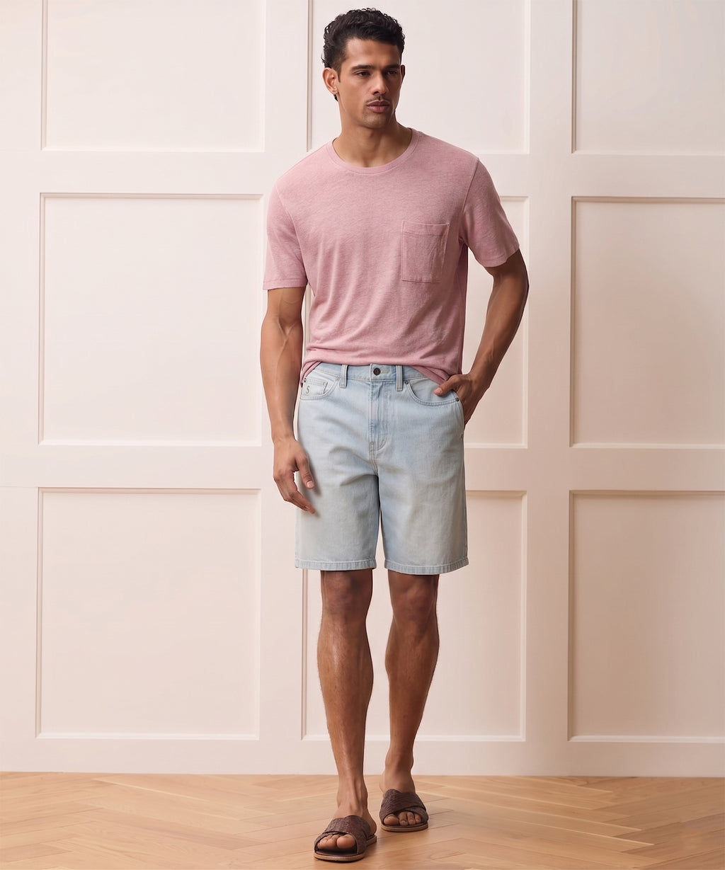 8" Relaxed Denim Short
