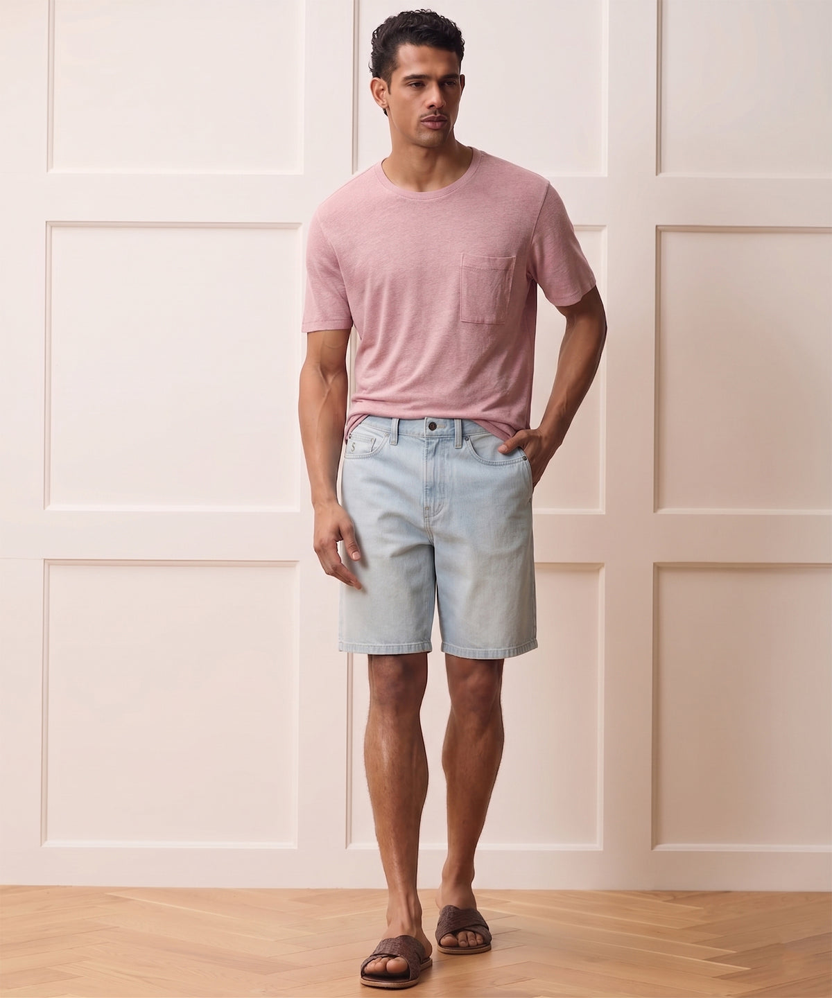 8" Relaxed Denim Short