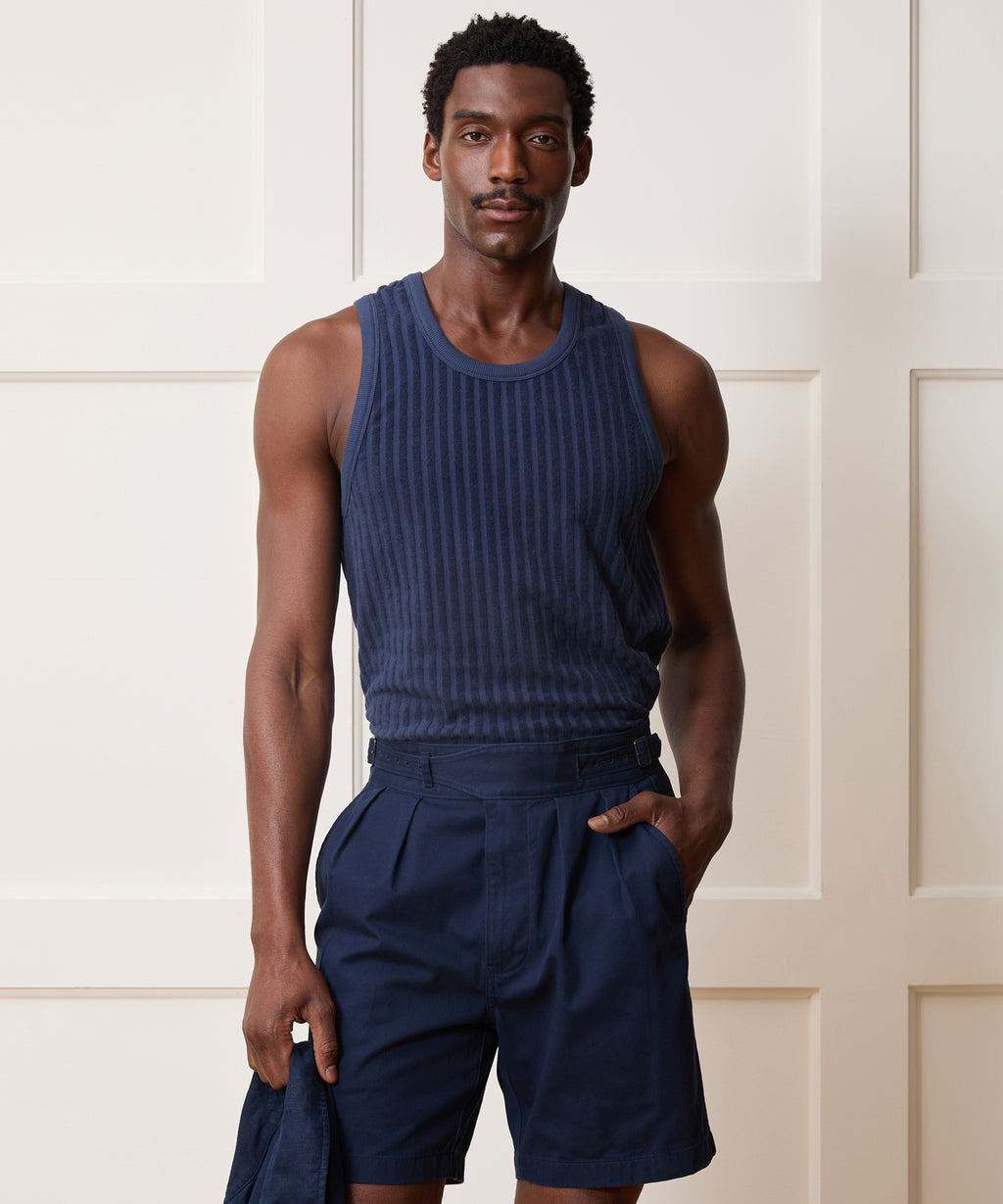 Ribbed Terry Tank