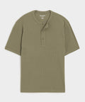 Ribbed Cotton Henley
