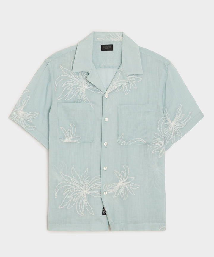 Embroidered Capri Shirt