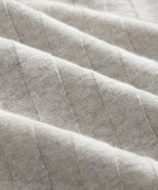 Ribbed Linen-Cotton Henley Sweater
