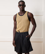 Tipped Luxe Mesh Tank