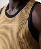 Tipped Luxe Mesh Tank
