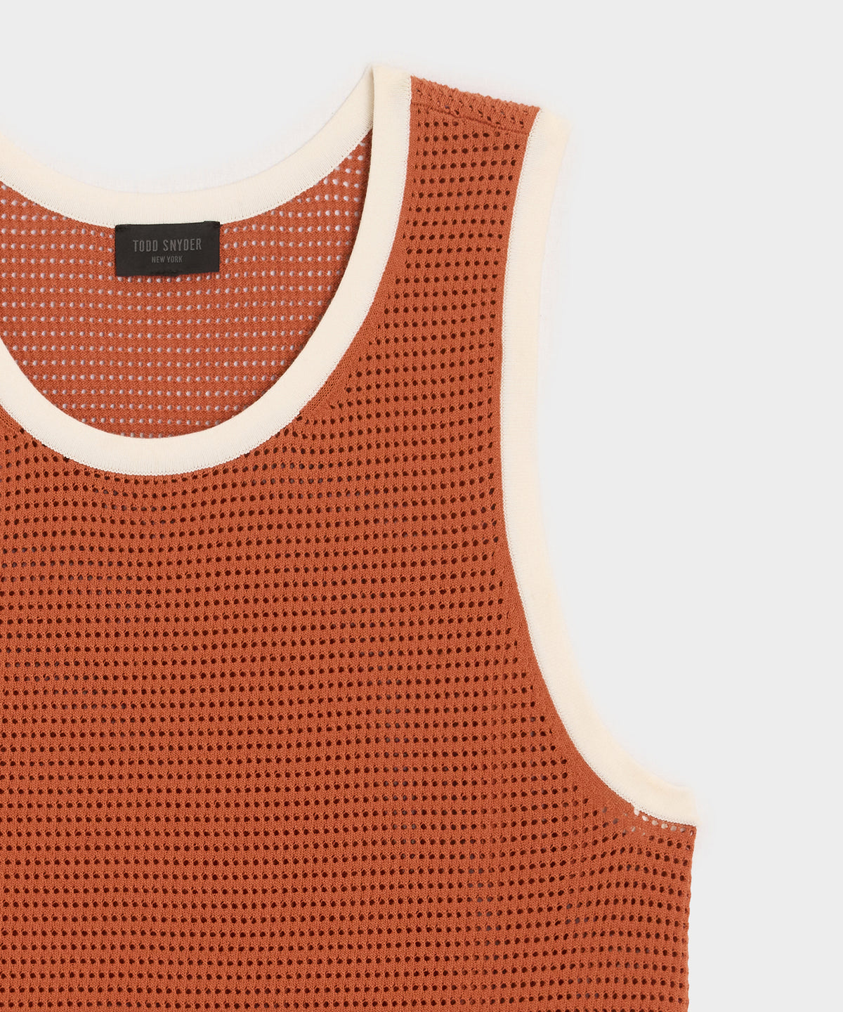 Tipped Luxe Mesh Tank