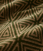 Terry Jacquard Cabana Polo Shirt in Green Leaf