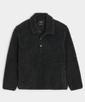 Sherpa Snap Pullover in Charcoal