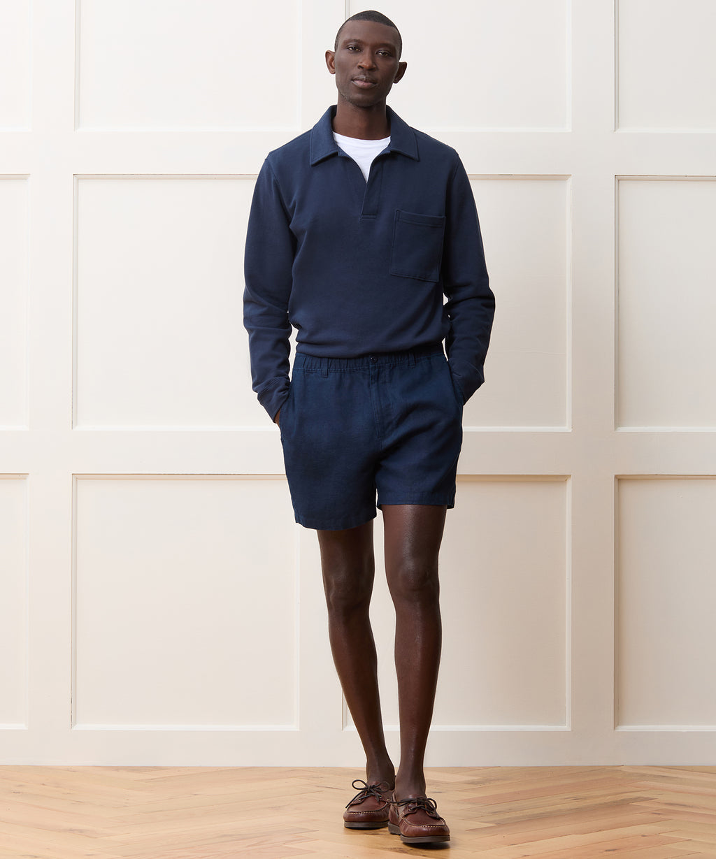 5" Linen Beachcomber Short