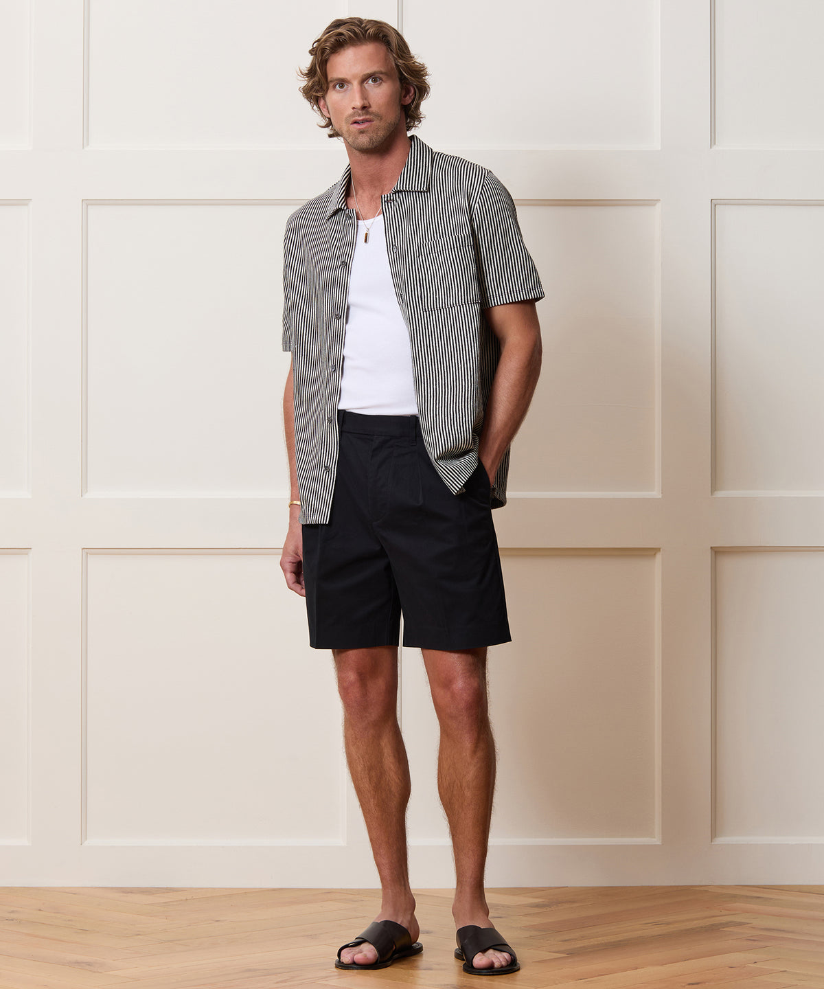 Linen-Cotton Polo