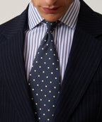 Italian Cotton-Linen Pinstripe Sutton Jacket