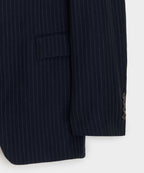 Italian Cotton-Linen Pinstripe Sutton Jacket