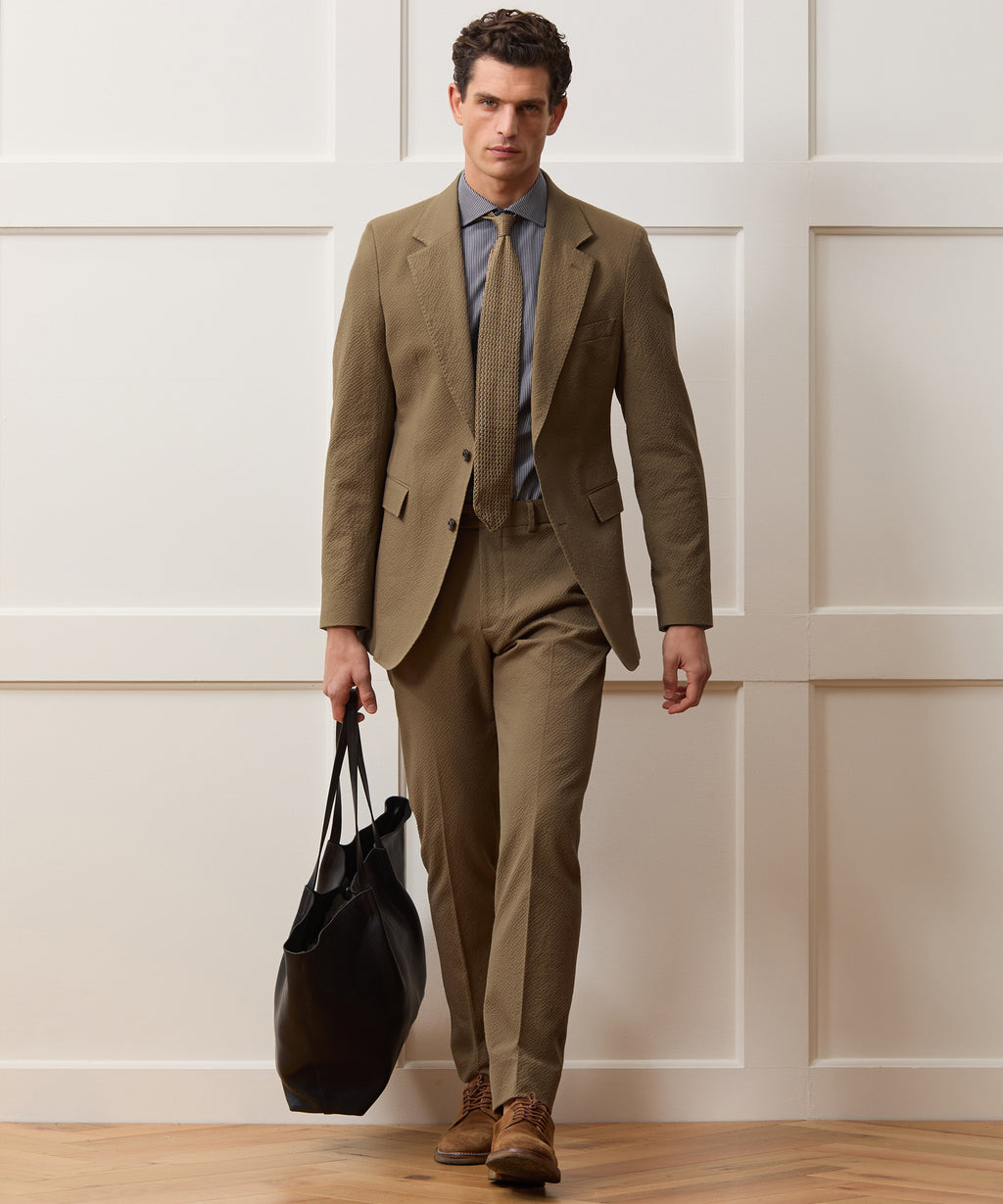 Italian Seersucker Sutton Jacket