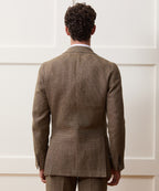 Italian Linen Houndstooth Madison Jacket