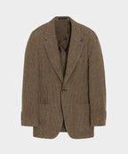 Italian Linen Houndstooth Madison Jacket