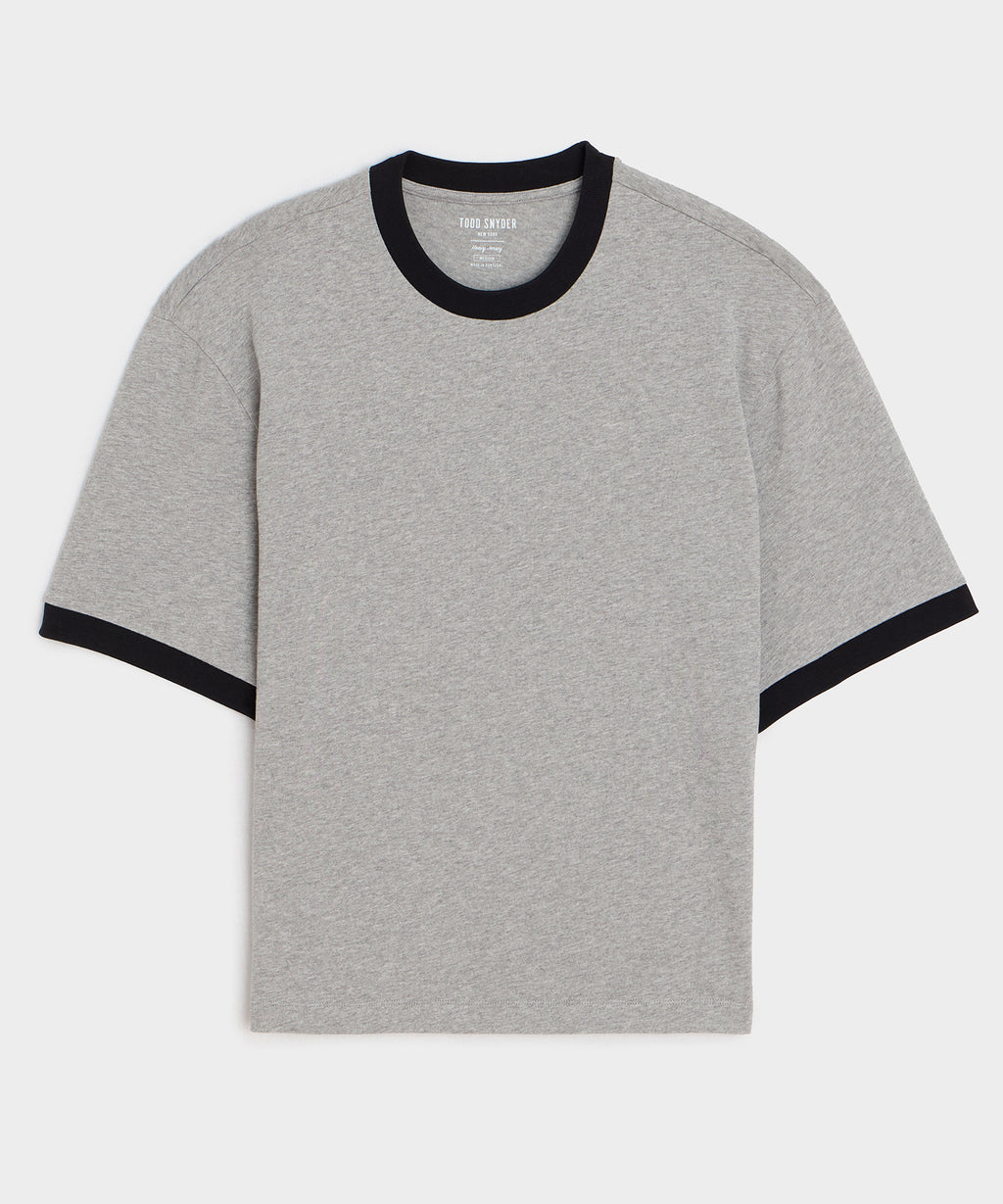 Boxy Jersey Ringer Tee