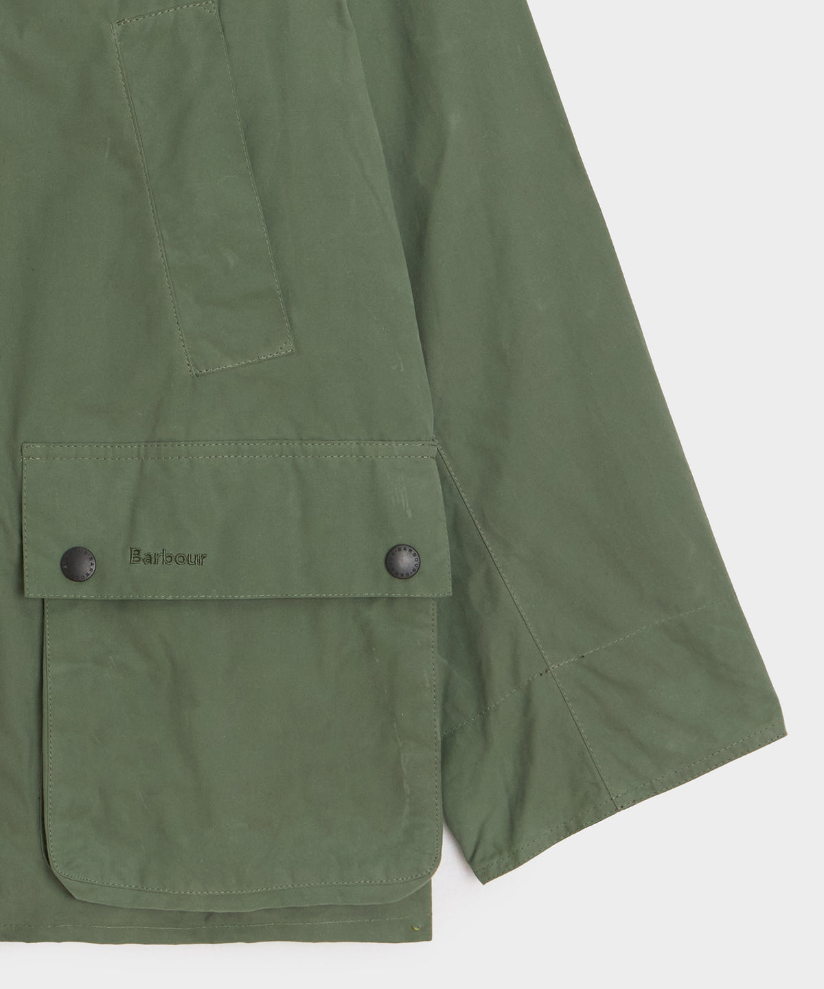 The Barbour Bedale Jacket in Moss.