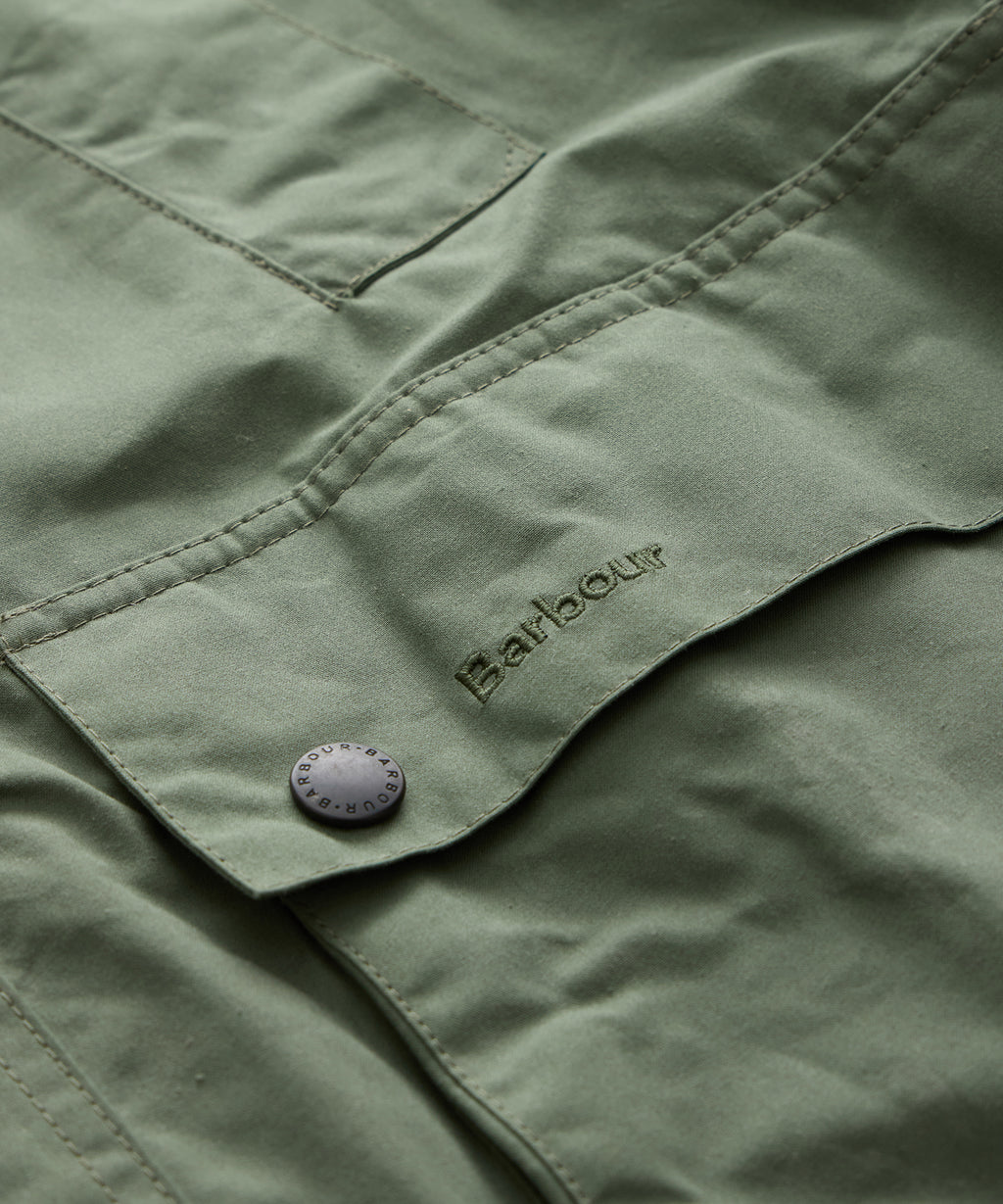 The Barbour Bedale Jacket in Moss.
