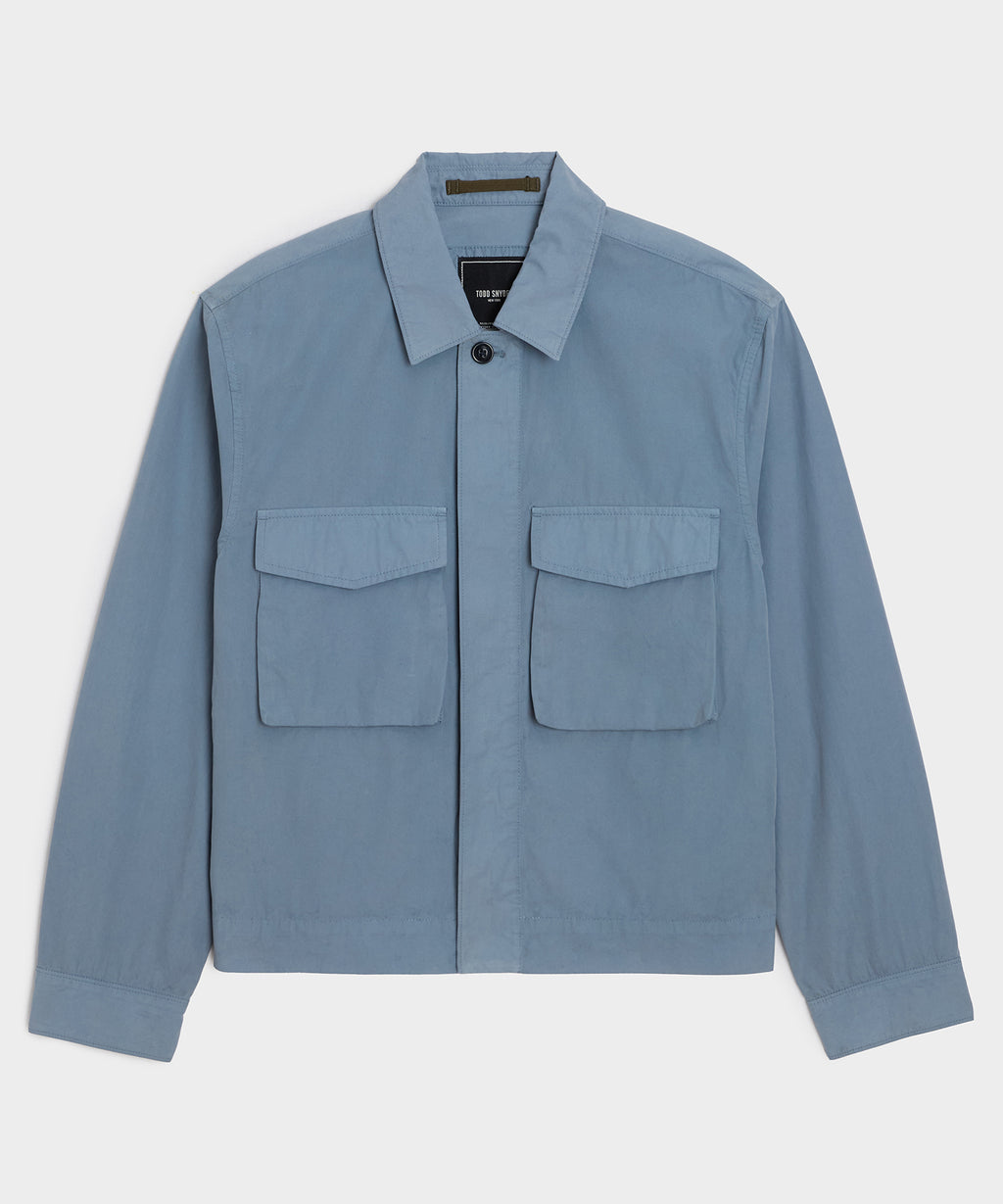 Garment-Dyed Poplin Jacket