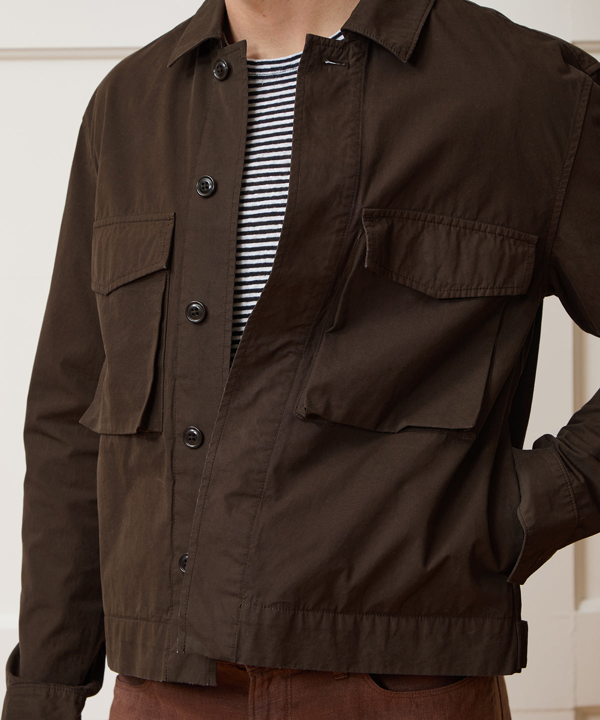 Garment-Dyed Poplin Jacket