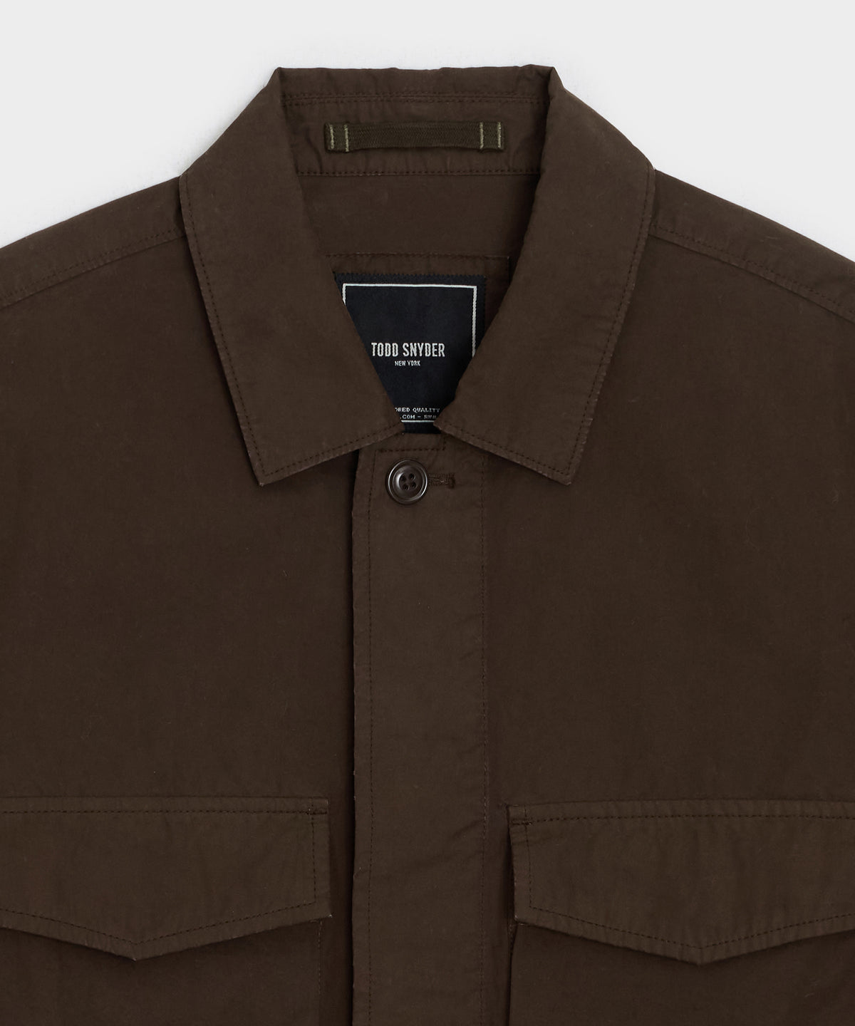 Garment-Dyed Poplin Jacket