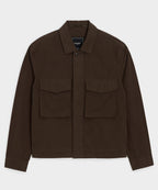 Garment-Dyed Poplin Jacket