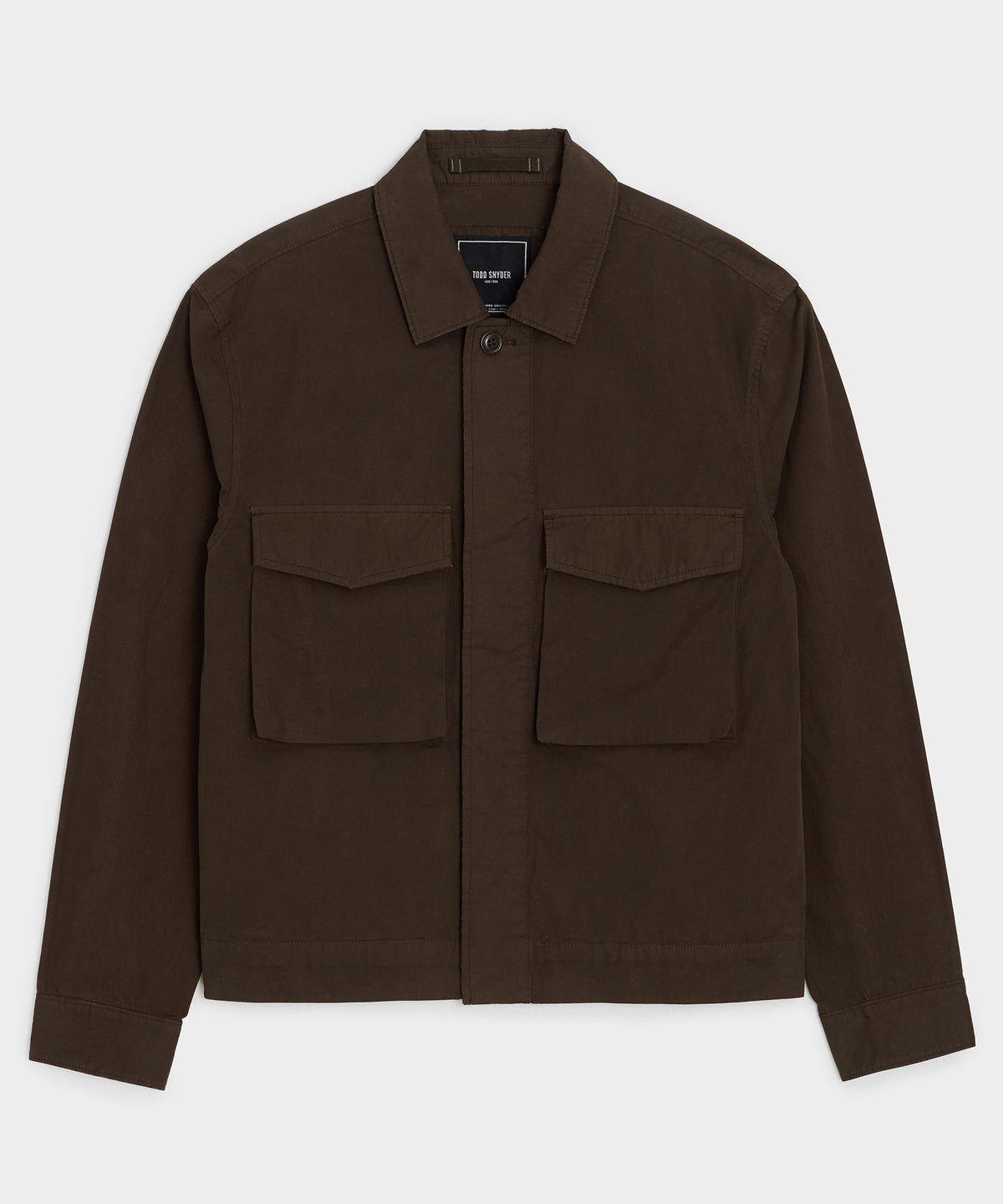 Garment-Dyed Poplin Jacket