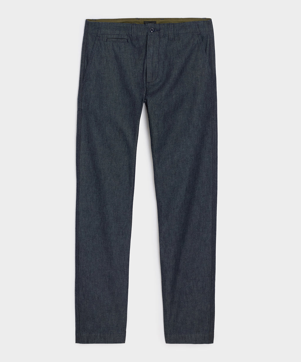 Straight Fit Chambray Favorite Pant