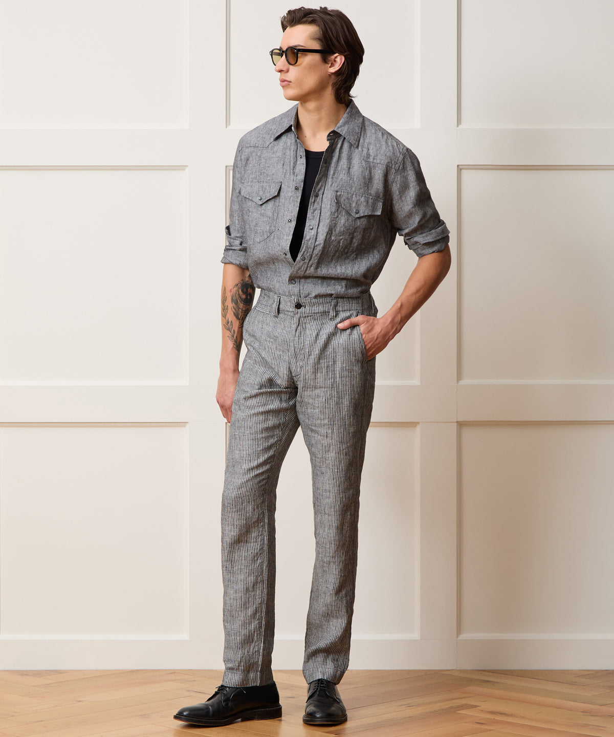 Straight Fit Linen Favorite Pant