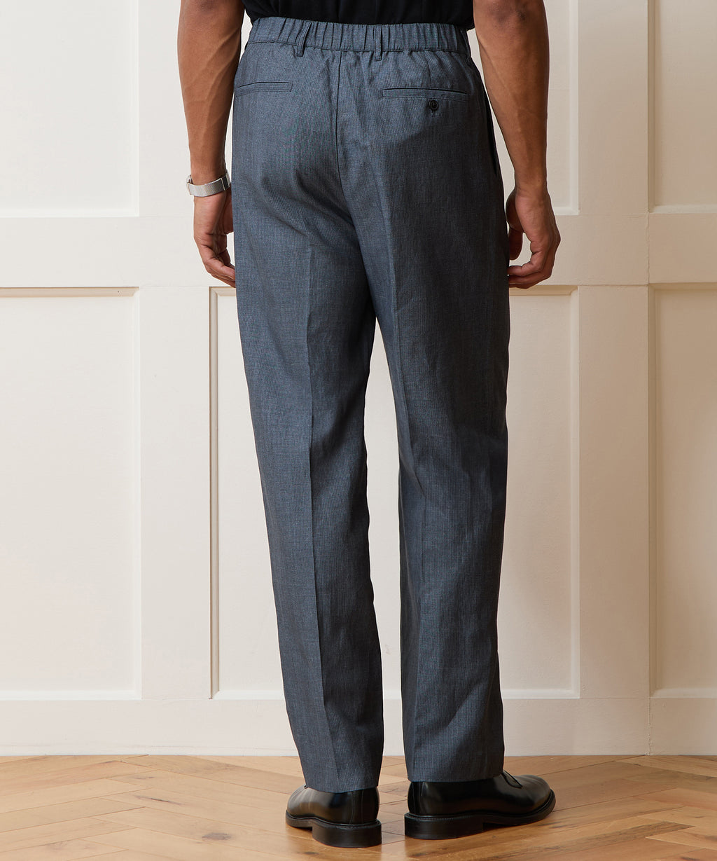 Italian Linen-Wool Officer Trouser