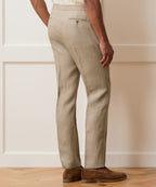 Italian Linen Side Tab Trouser