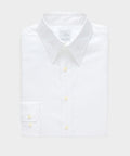 Italian Cotton-Linen Long Point Collar Dress Shirt
