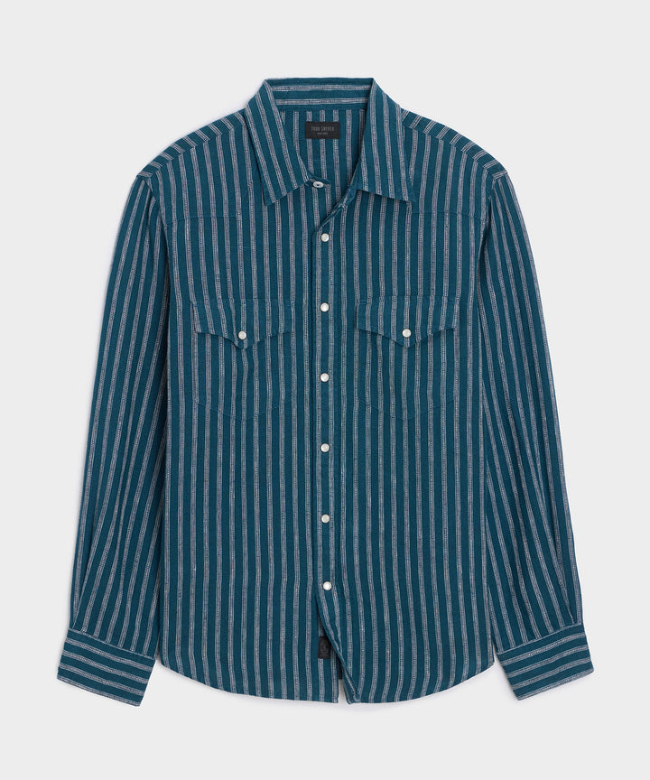 Linen Western Shirt