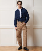Denim Jacquard Western Shirt