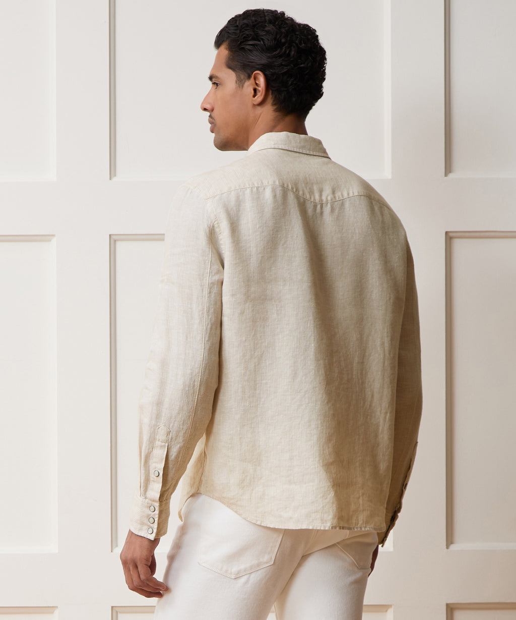 Linen Western Shirt