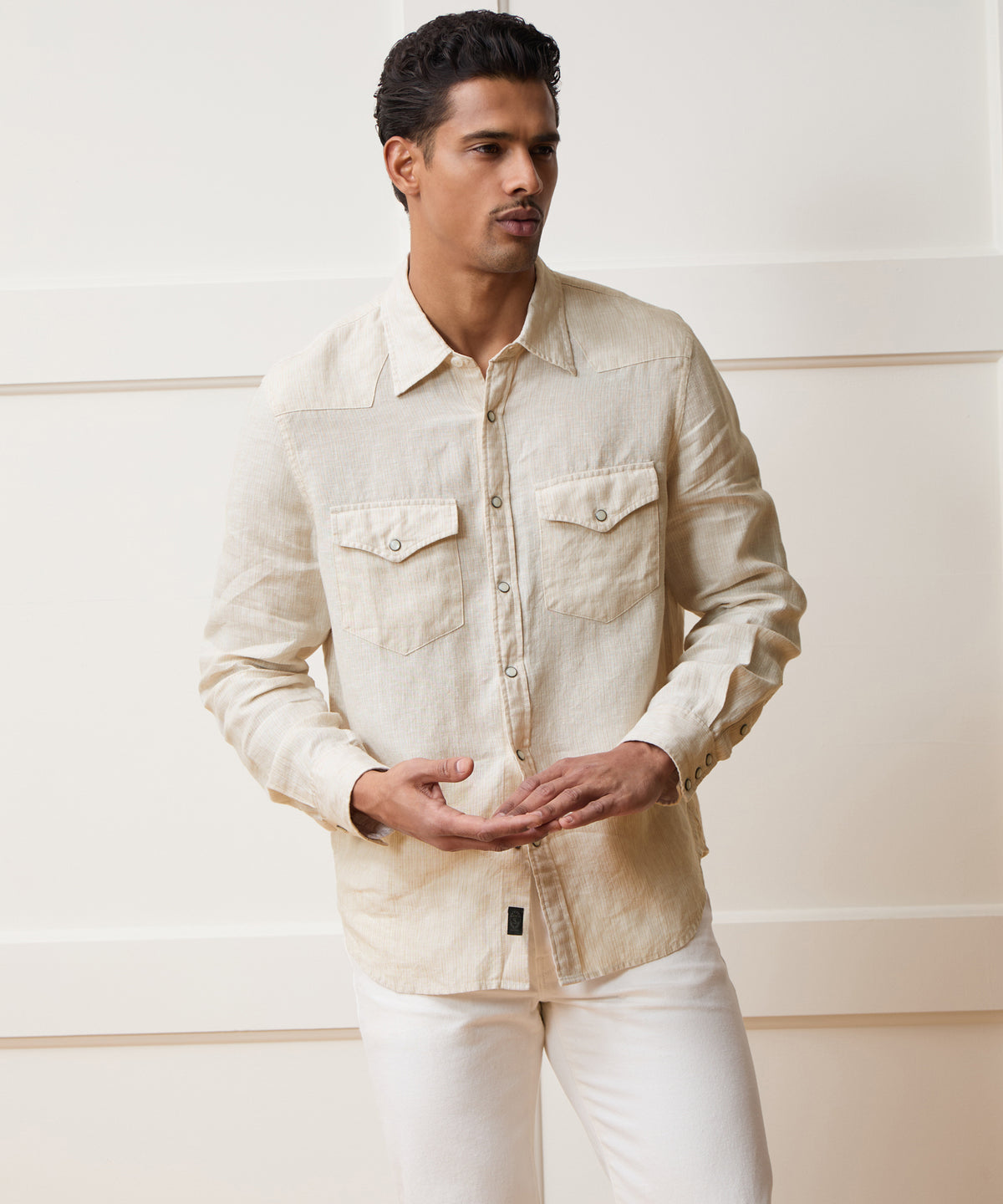 Linen Western Shirt