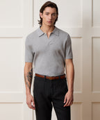 Cotton-Cashmere Sweater Polo