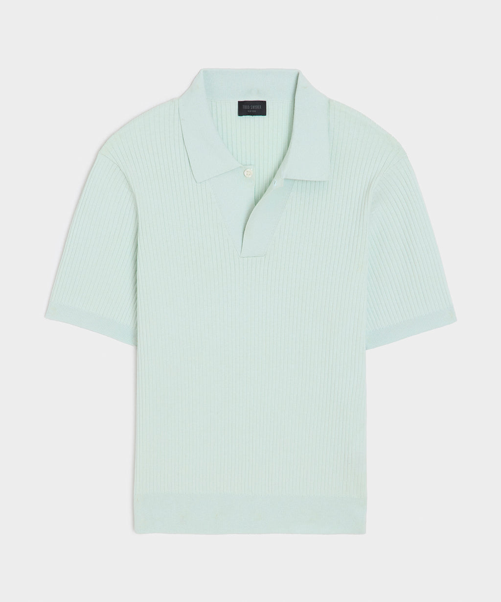 Cotton-Cashmere Sweater Polo