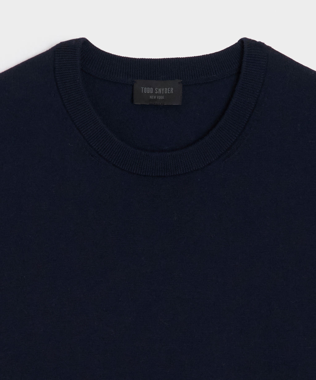 Cotton-Cashmere Sweater Tee