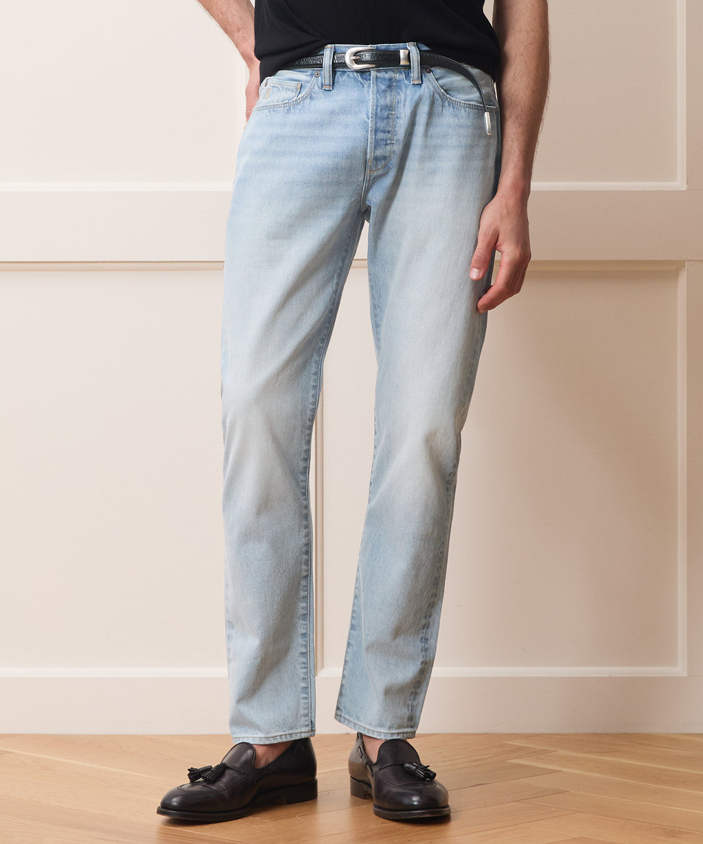 Slim Selvedge Jean in Light Indigo