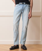 Slim Selvedge Jean in Light Indigo