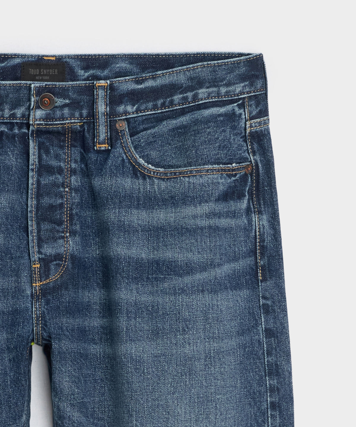 Slim Selvedge Jean in Dark Indigo