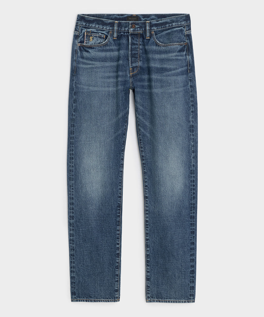 Slim Selvedge Jean in Dark Indigo