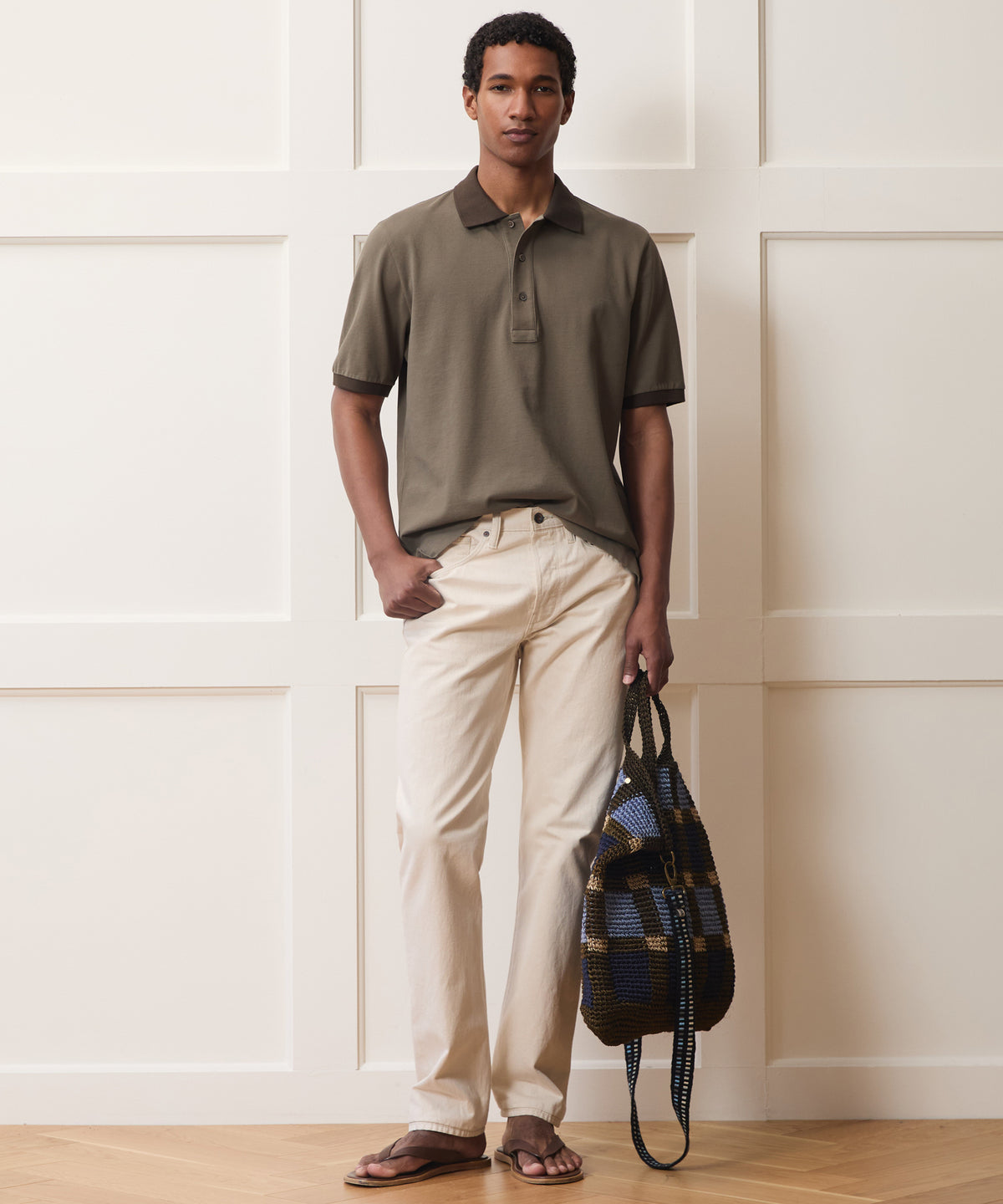 Cotton Pique Ringer Polo