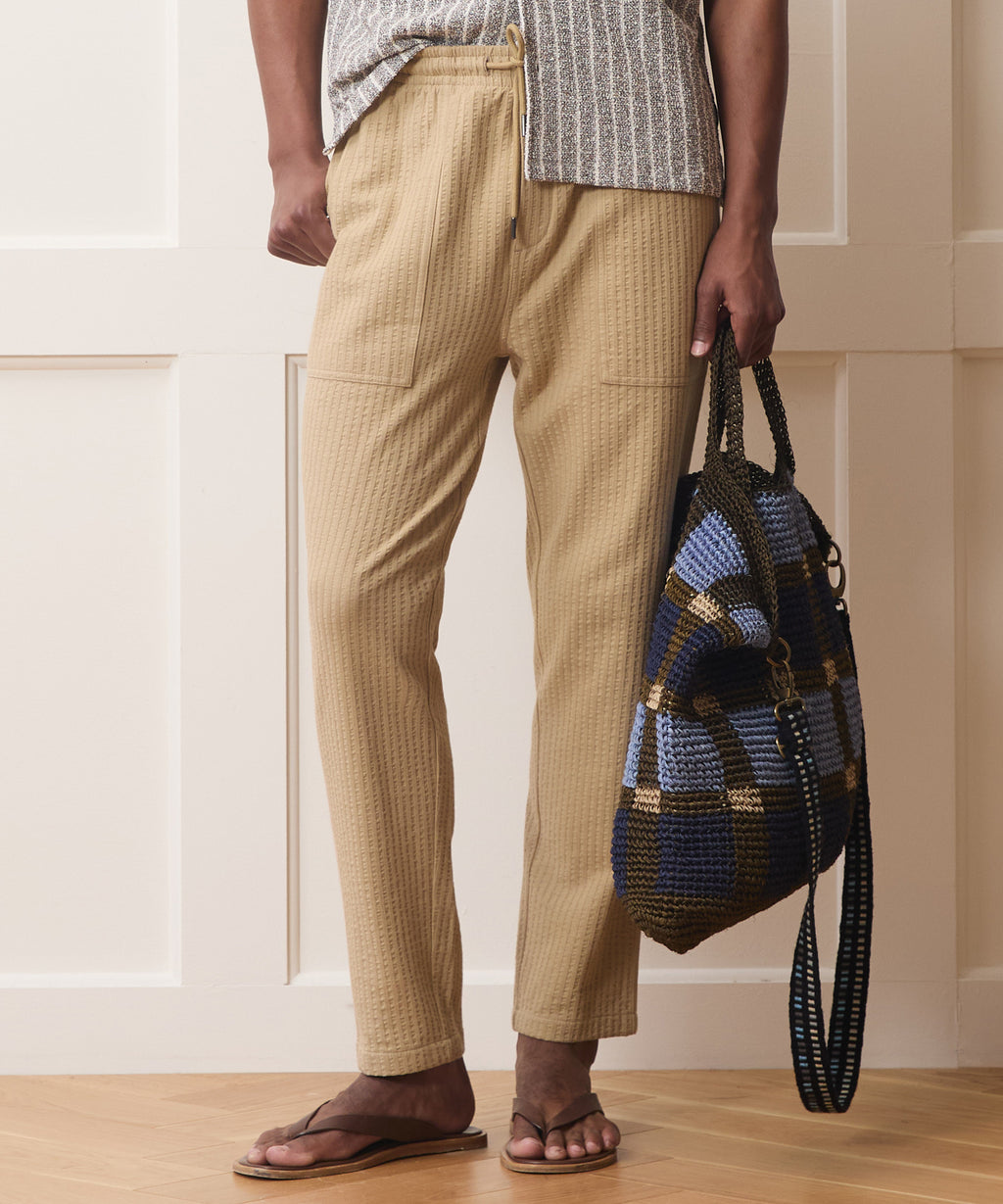 Knit Seersucker Pant