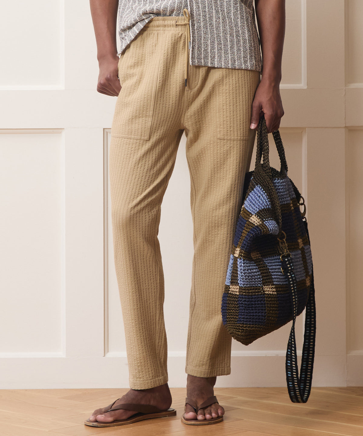 Knit Seersucker Pant