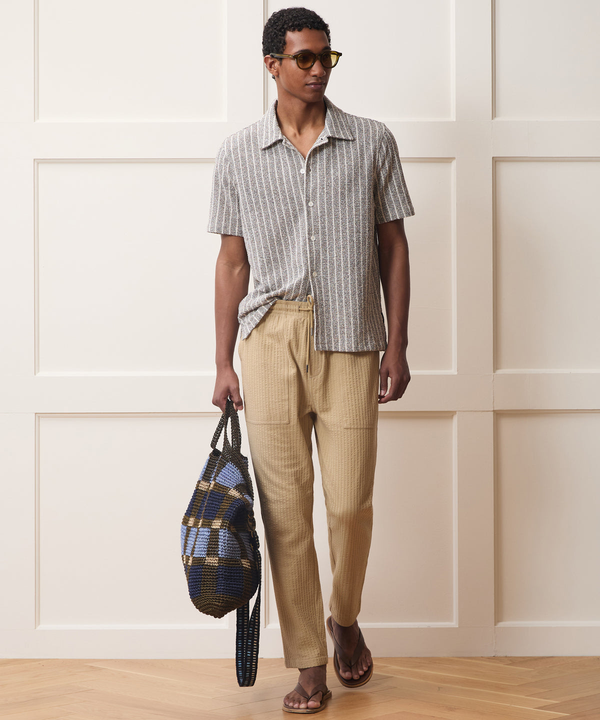 Knit Seersucker Pant