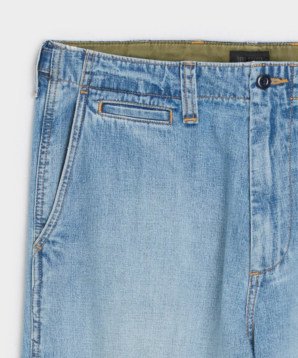 Lightweight Big Jean in Light Indigo