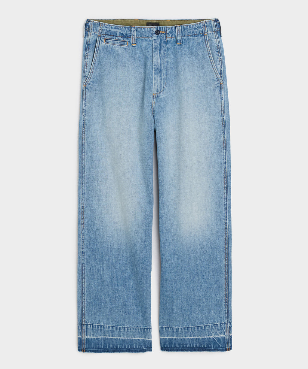 Lightweight Big Jean in Light Indigo