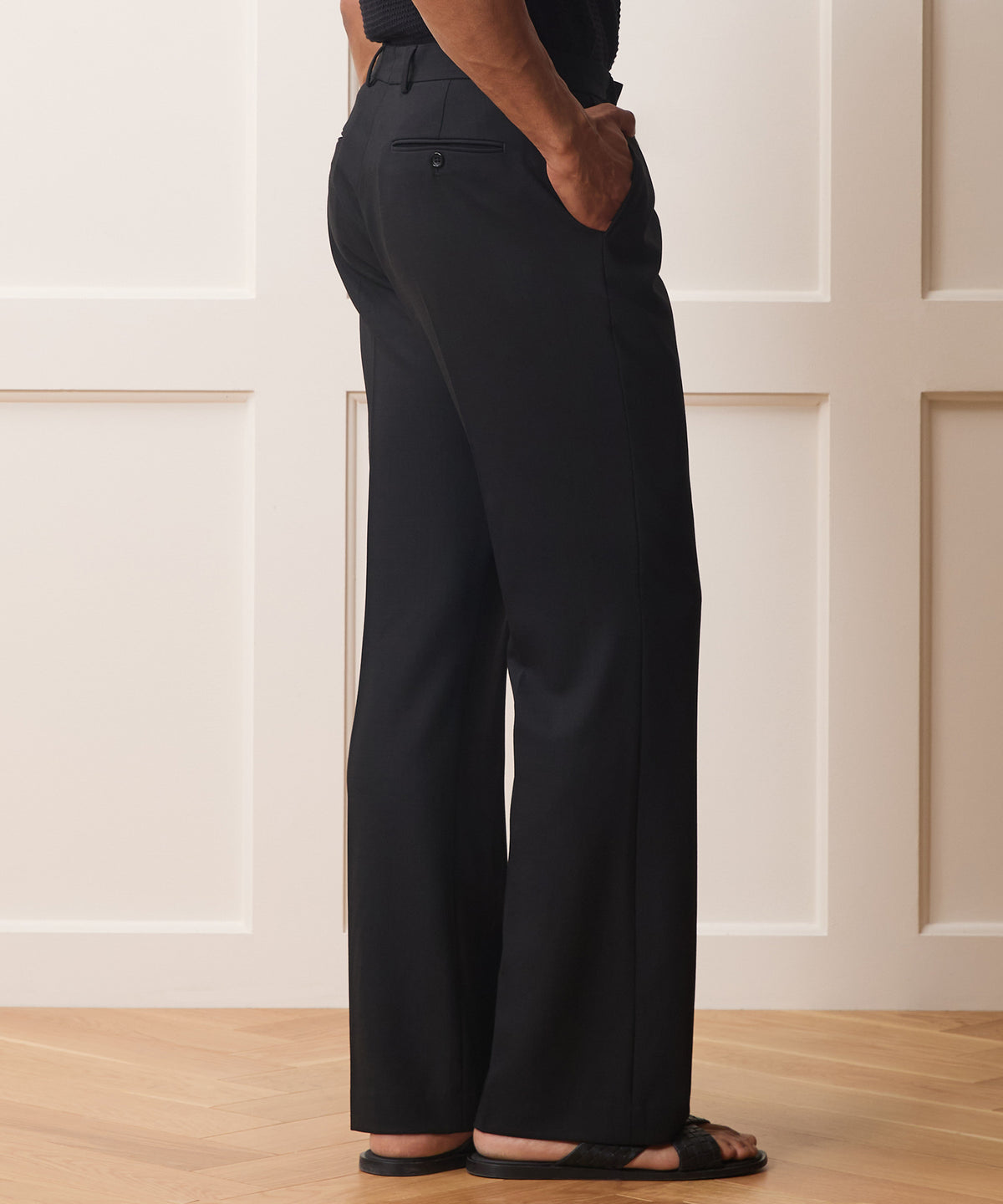 Italian Wool Flare Trouser