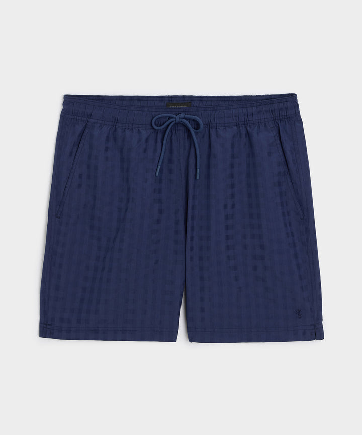 5" Seersucker Montauk Swim Trunk